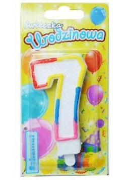 Świeczka urodzinowa 7
