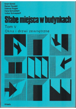 Słabe miejsca w budynkach Tom V