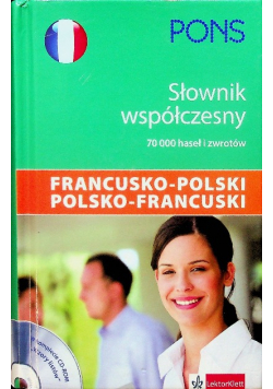 Słownik współczesny francusko polski polsko francuski z CD