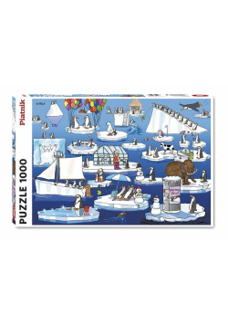 Puzzle 1000 Gunga, Życie Na Antarktyce PIATNIK