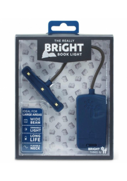 Bright Book Light Lampka do książki niebieska