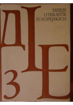Dzieje literatur europejskich Tom III