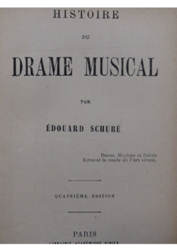 Histoire du drame musical