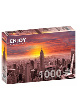 Puzzle 1000 Zachód słońca/Nowy Jork/USA