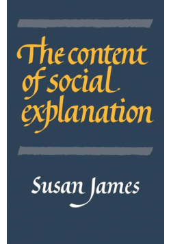The Content of Social Explanation