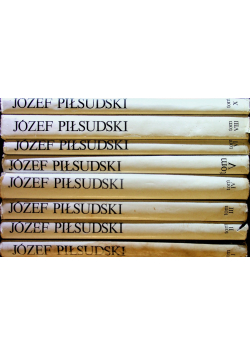 Piłsudski Pisma Zbiorowe 8 tomów reprint z 1937 r