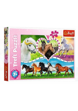 Puzzle 200 Piękne konie TREFL