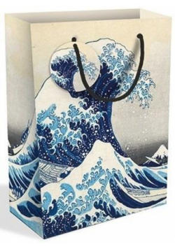 Torebka ozdobna duża Under the Wave of Kanagawa