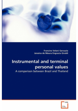 Instrumental and terminal personal values