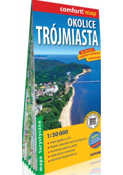 Okolice Trójmiasta laminowana mapa turystyczna 1:50 000