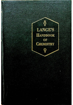 Handbook of Chemistry