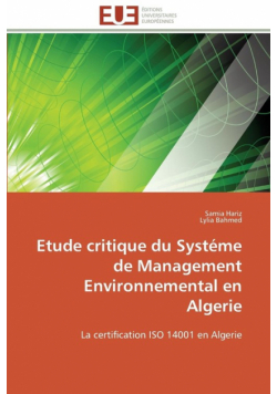 Etude critique du systéme de management environnemental en algerie