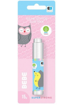 Klej w sztyfcie 15g BB Kids pastel mix