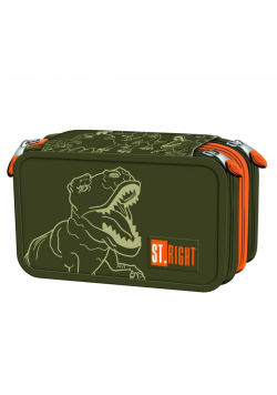Piórnik potrójny z wyposażeniem T-Rex Junior