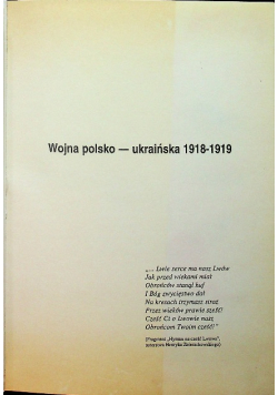 Wojna polsko ukraińska 1918 1919