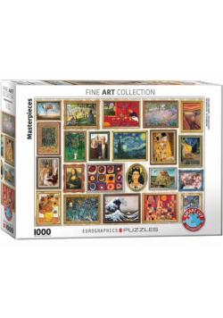 Puzzle 1000 Collage, Słynne obrazy