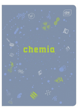 Zeszyt A5 w kratkę 60 kartek Chemia 10 sztuk mix