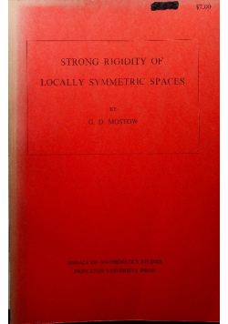 Strong rigidity of locally symmetric spaces