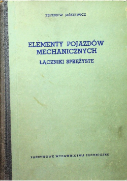 Elementy pojazdów mechanicznych łączniki sprężyste