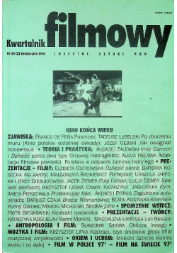 Kwartalnik Filmowy nr 21 i 22