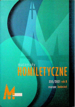 Materiały homiletyczne 335 rok B