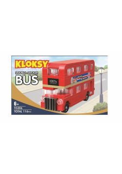Klocki Kloksy Miasto Autobus piętrowy 116 el.
