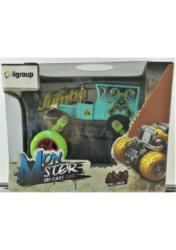 Monster Truck metal ze światłem i dźwiękiem
