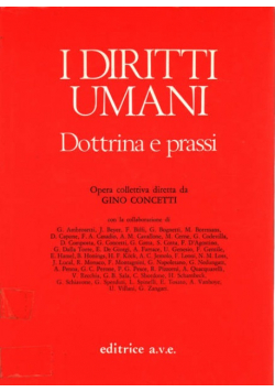 I Diritti Umani Dottrina e prassi