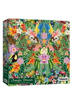 Puzzle 1000 Kolorowa dżungla