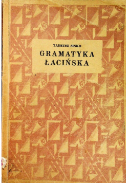 Gramatyka łacińska 1930 r.