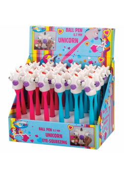 Długopis kulkowy Unicorn (24szt) nieb 80622