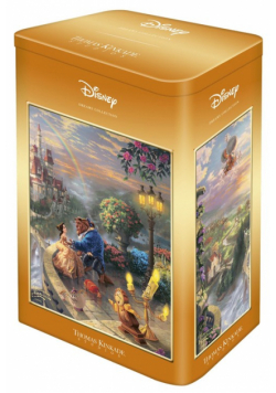 Puzzle 500 THOMAS KINKADE Piękna i Bestia (puszka)