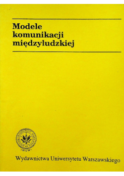 Modele komunikacji międzyludzkiej
