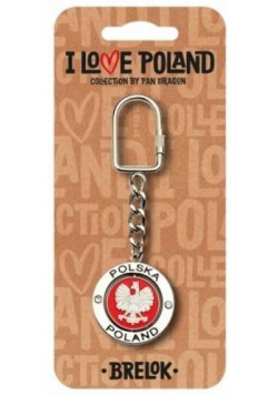 Brelok I love Poland Polska ILP-BRE-C-PL-03