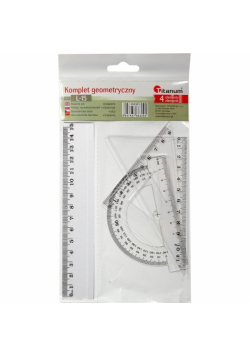 Komplet geometryczny 15cm 4 elementowy
