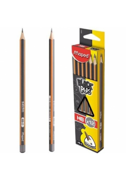 Ołówek Blackpeps HB (12szt) MAPED