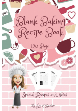 Blank Baking Recipe Book