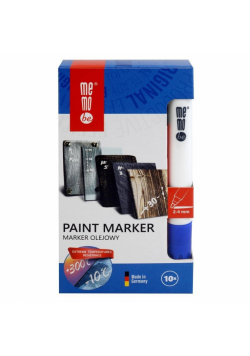 Marker olejny 2-4mm niebieski (10szt) MemoBe