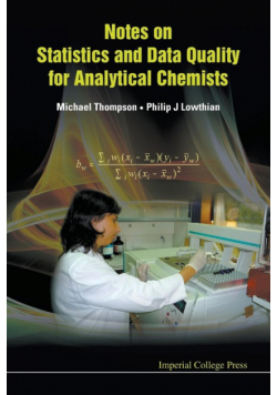 Notes on Statistics and Data Quality for Analytical Chemists