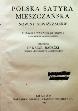 Polska satyra mieszczańska