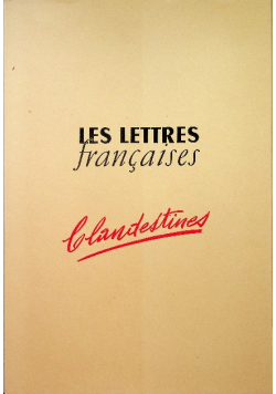 Les lettres francaises clandestines ok 1947 r.