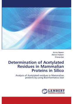 Determination of Acetylated Residues in Mammalian Proteins in Silico