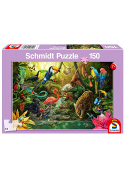 Puzzle 150 Mieszkańcy dżungli