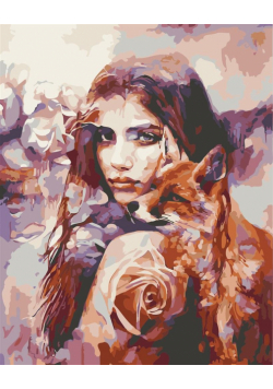 Malowanie po numerach - Portret Kobiety 30x40cm