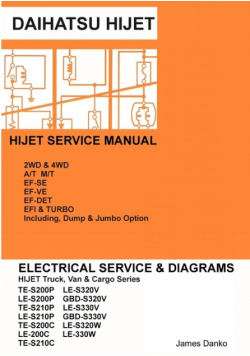 Daihatsu Hijet English Electrical Service Manual S200P S210P S320V S330V