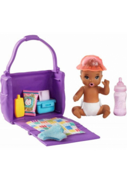 Barbie Lalka dziecko + akcesoria GHV86