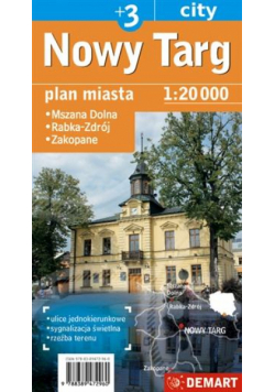 Nowy Targ/Zakopane plus 3 - plan miasta Demart