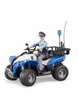 Figurka policjanta z quadem