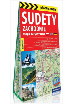 Plastic map Sudety Zachodnie 1:60 000 (folia)