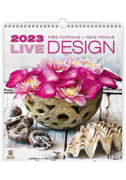 Kalendarz 2023 ścienny Live Design HELMA